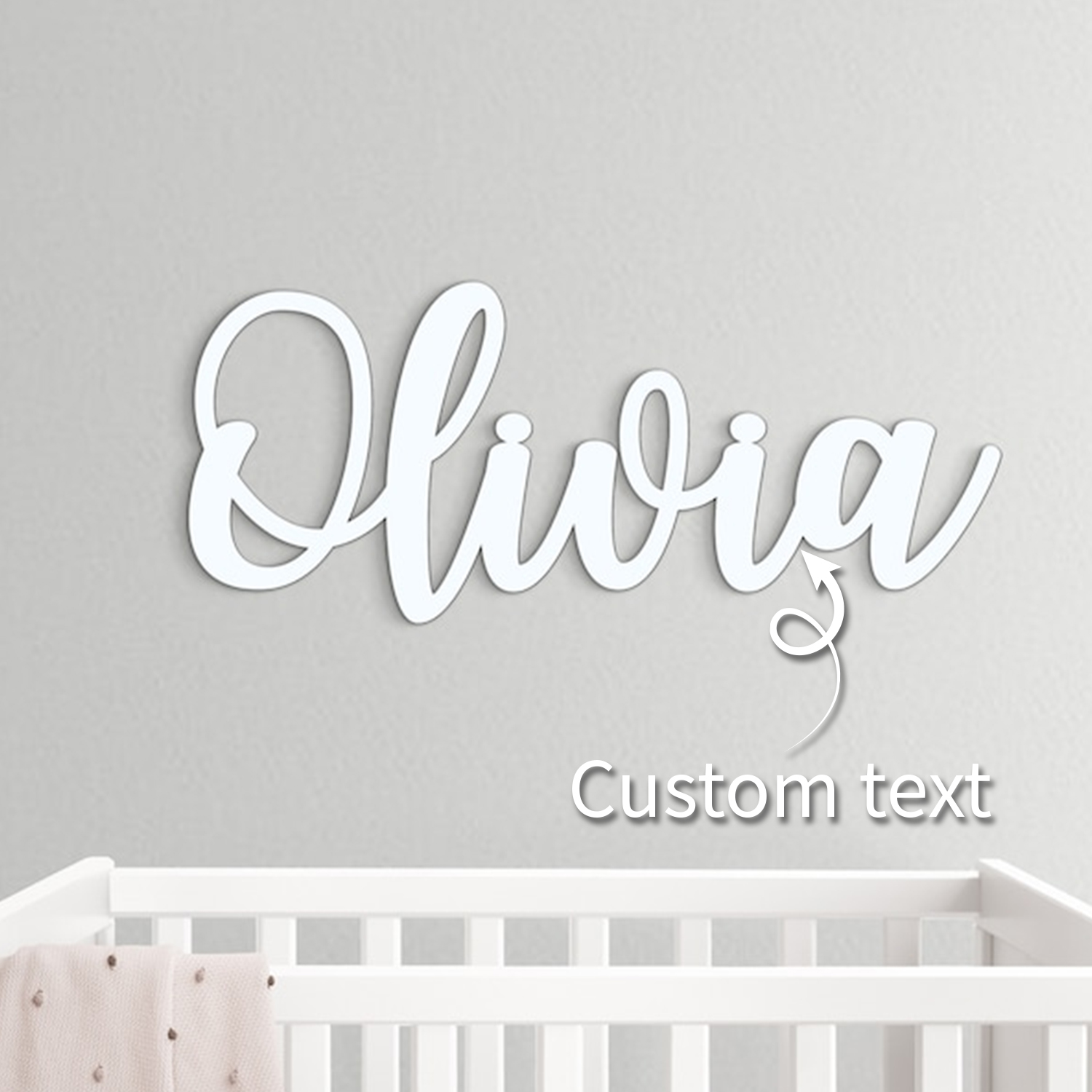 Home Decor Xmas - 1pc Custom Wooden Name Sign,Customized Gifts,Decorative