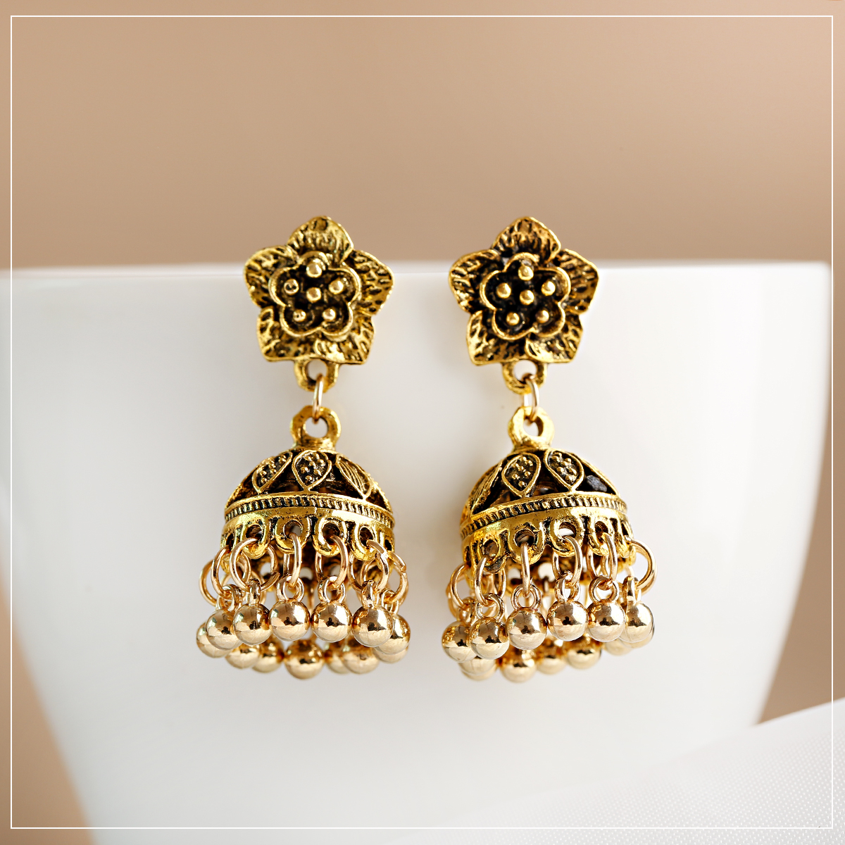 Boho Wind Chimes - Women's Boho Vintage Ethnic Indian Jhumka