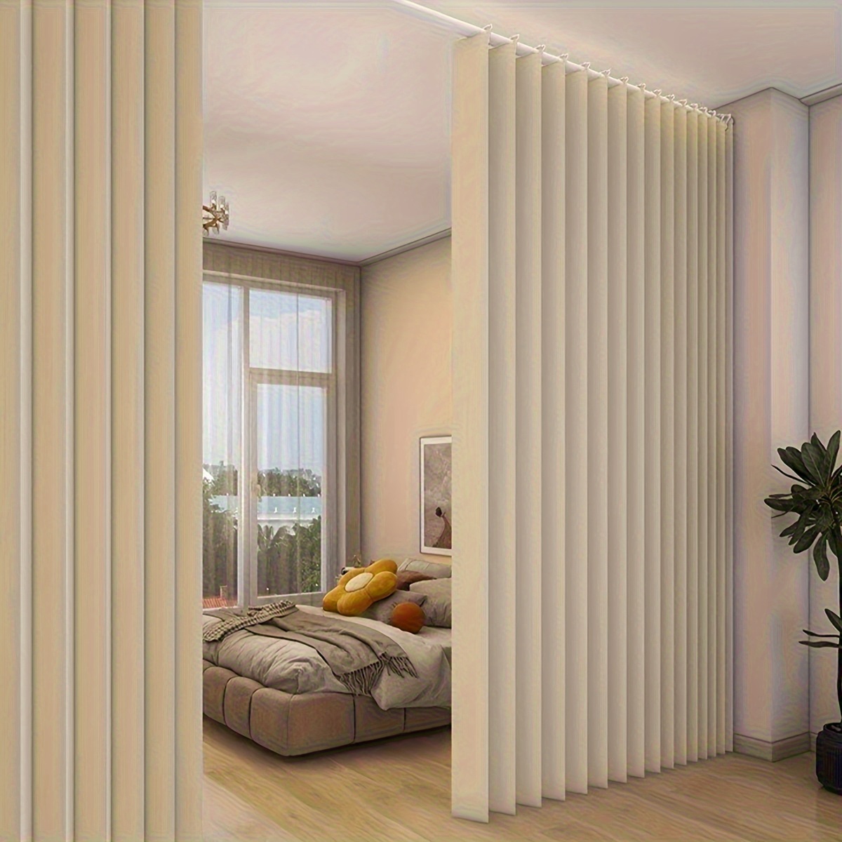 Home Decor Wall Panels - Room Divider Curtain Panel for Bedroom,