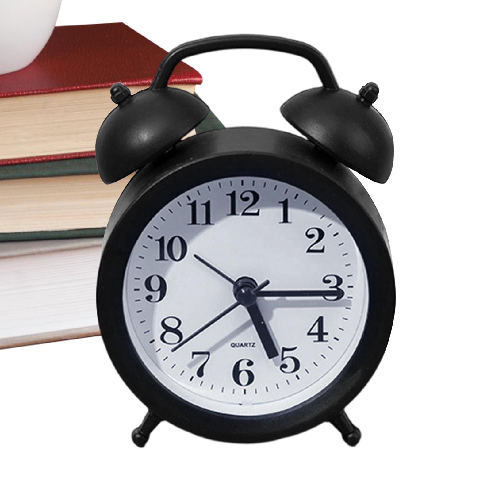 Vintage Alarm Clock - Mini Alarm Clock Small Round Timer
