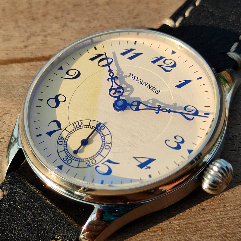 Vintage Alarm Clock - Men's 40MM Manual Mechanical Watch, Tabon