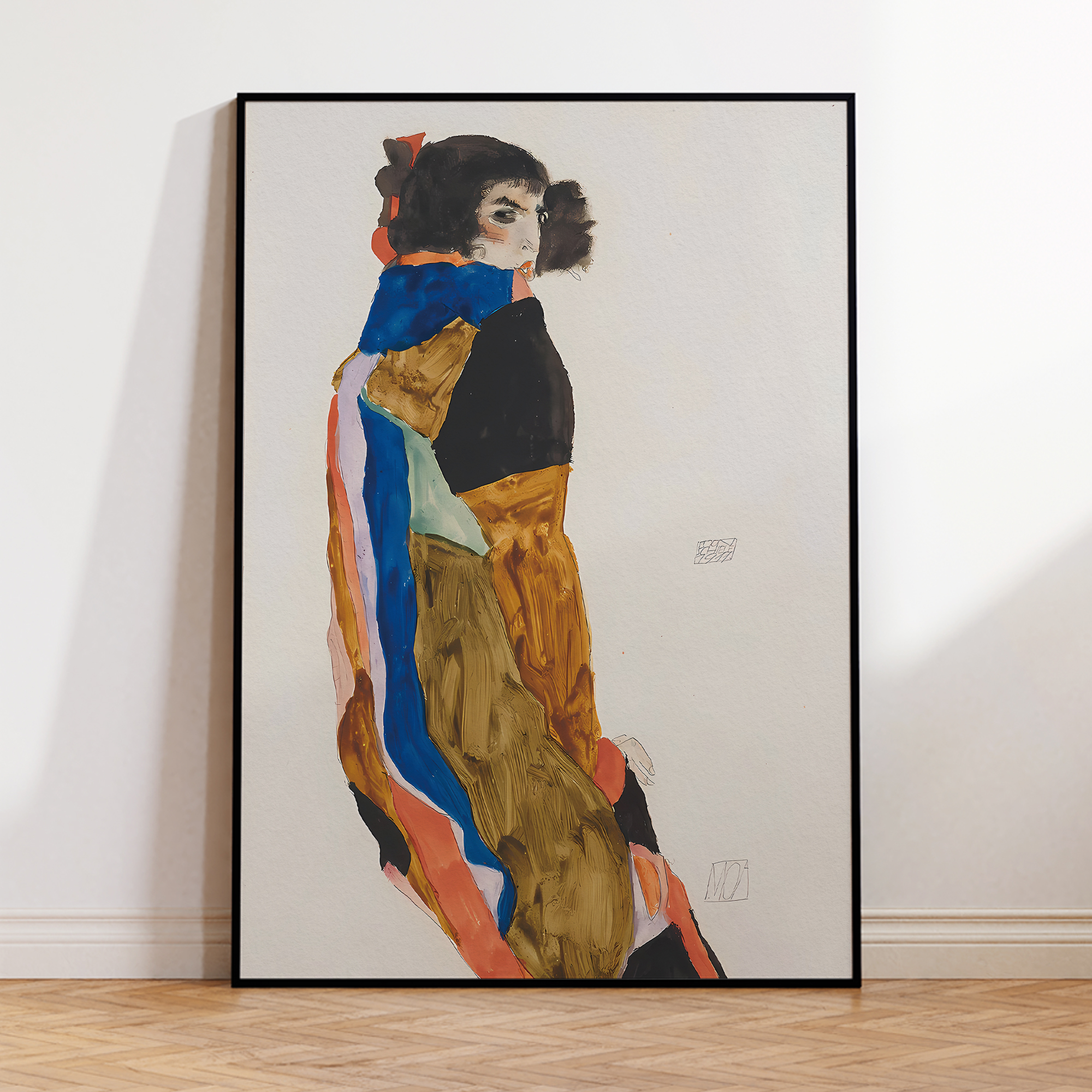 Modern Abstract Egon Schiele M - Abstract Oil Painting 评论和价格