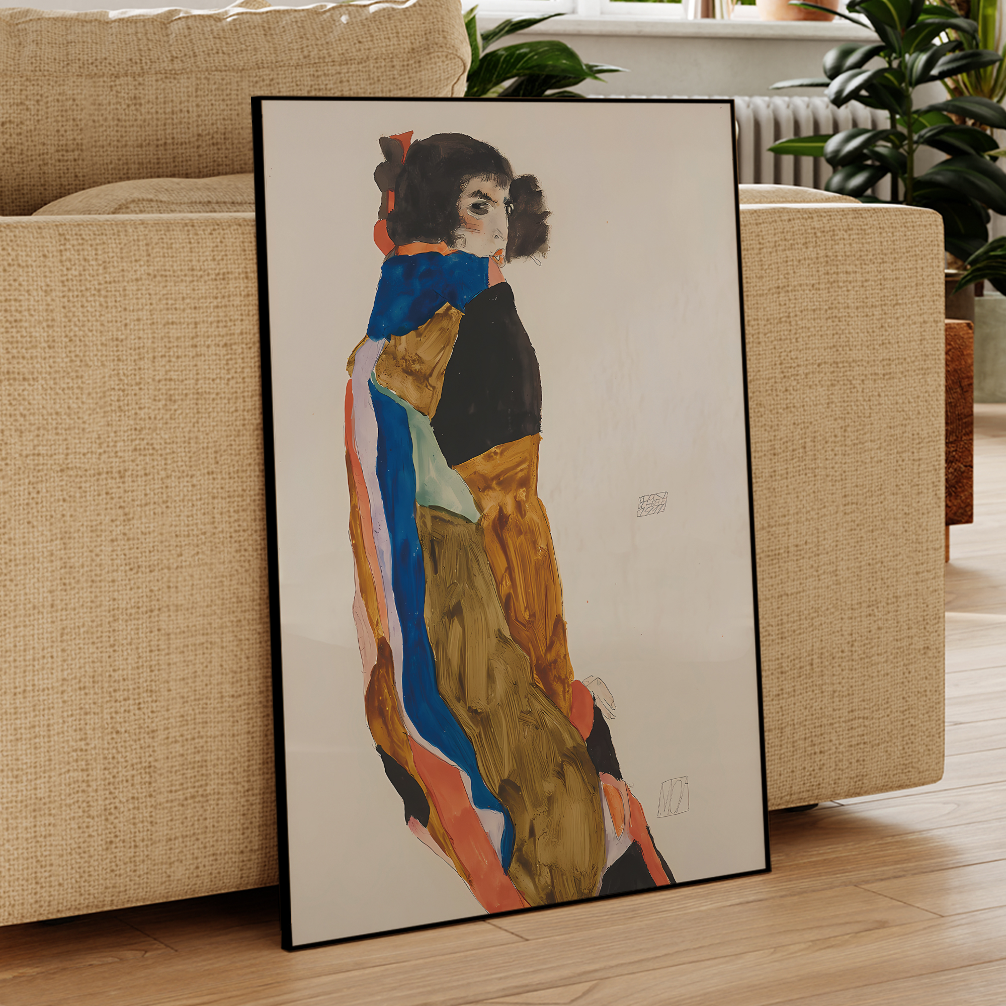 Modern Abstract Egon Schiele M - Abstract Oil Painting 评论和价格