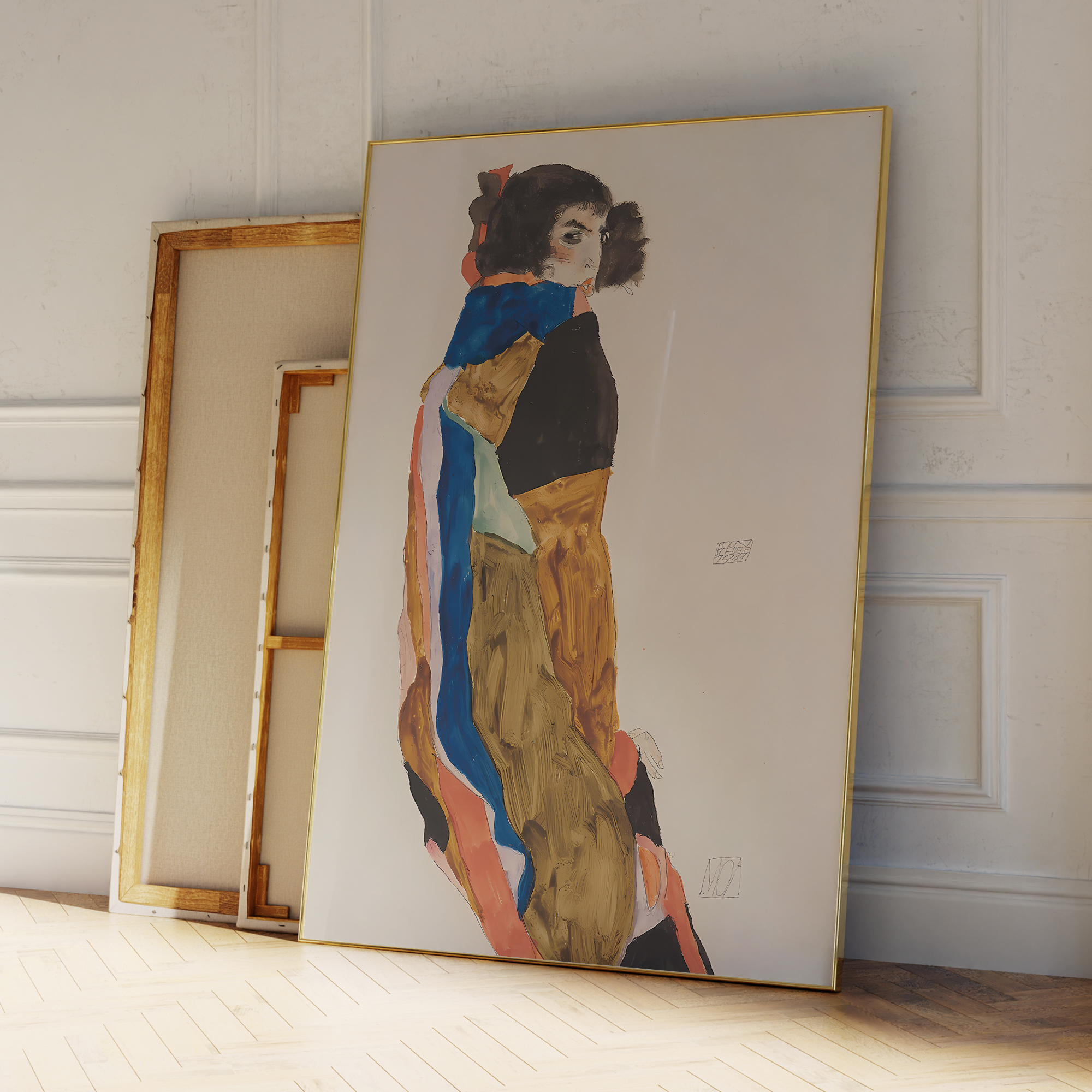 Modern Abstract Egon Schiele M - Abstract Oil Painting 评论和价格