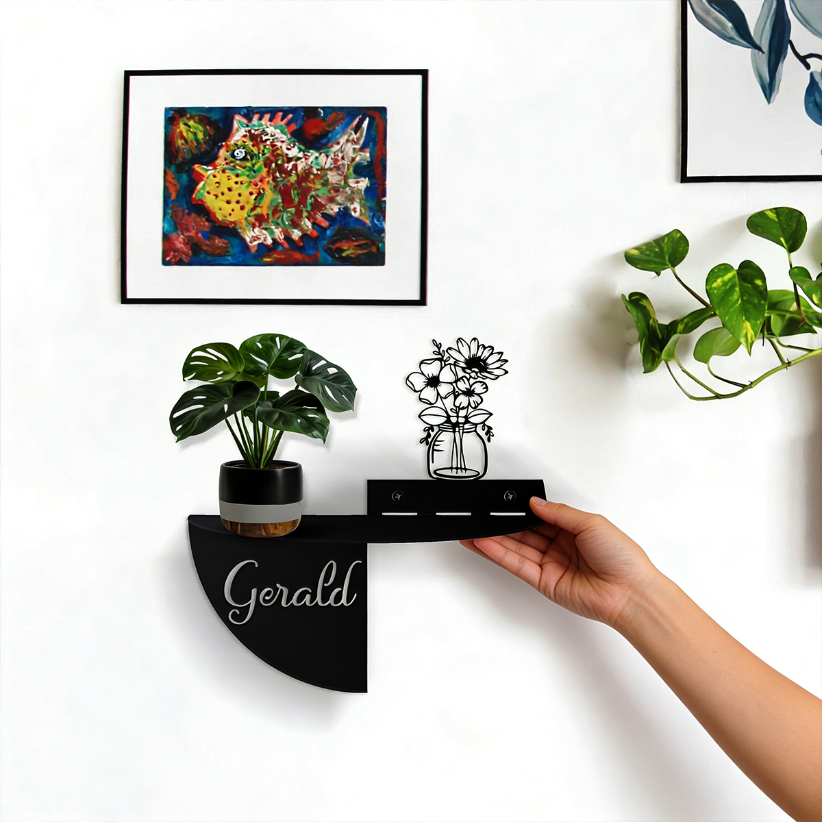 Custom Name Rural style flower - Home Decor Diy 评论和价格