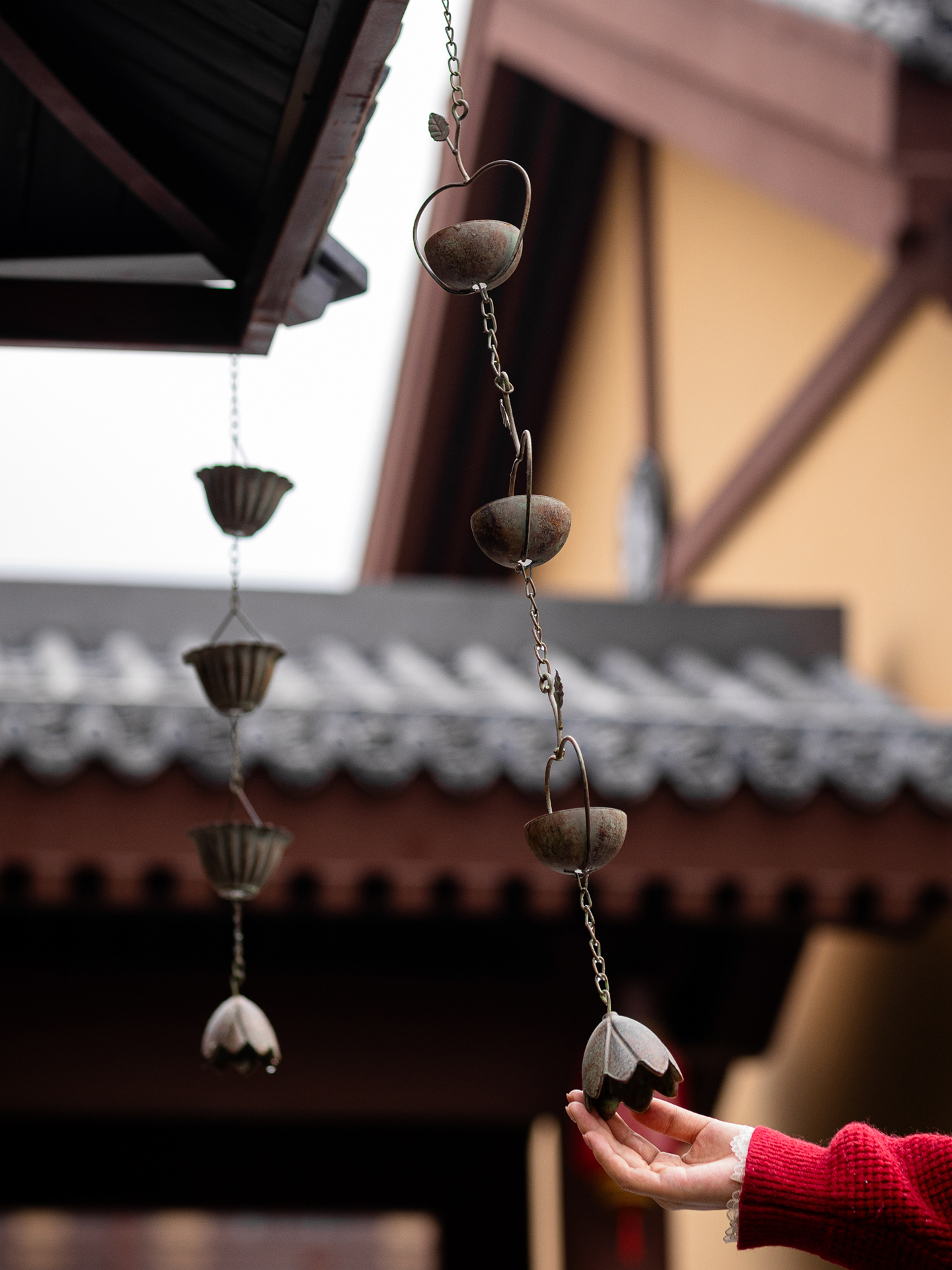 Retro Rain Bell Chain Garden D - Home Decor Zen Style 评论和价格