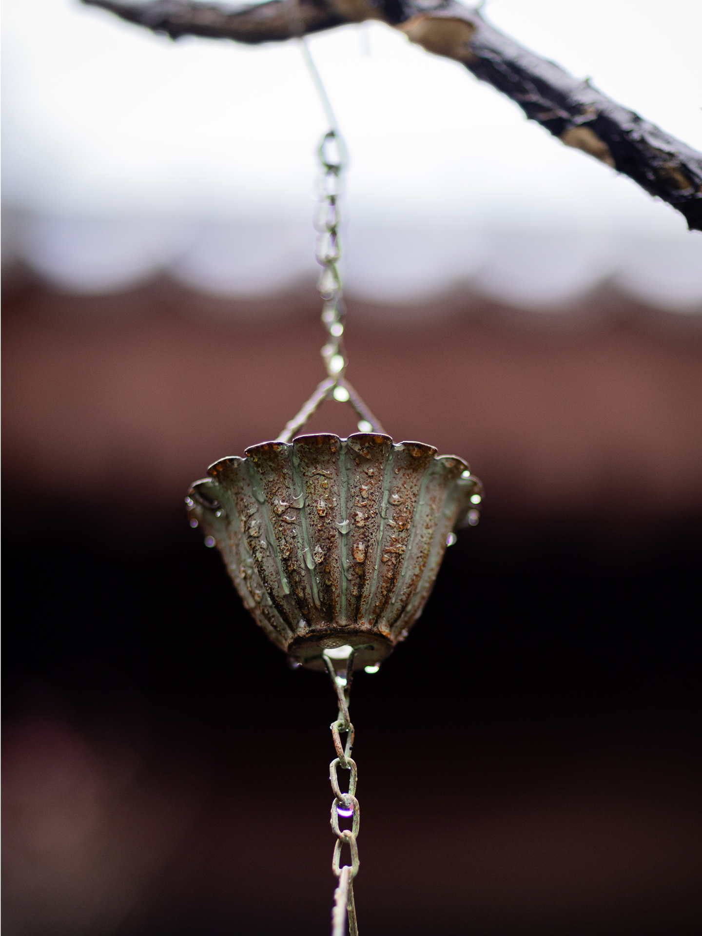 Retro Rain Bell Chain Garden D - Home Decor Zen Style 评论和价格