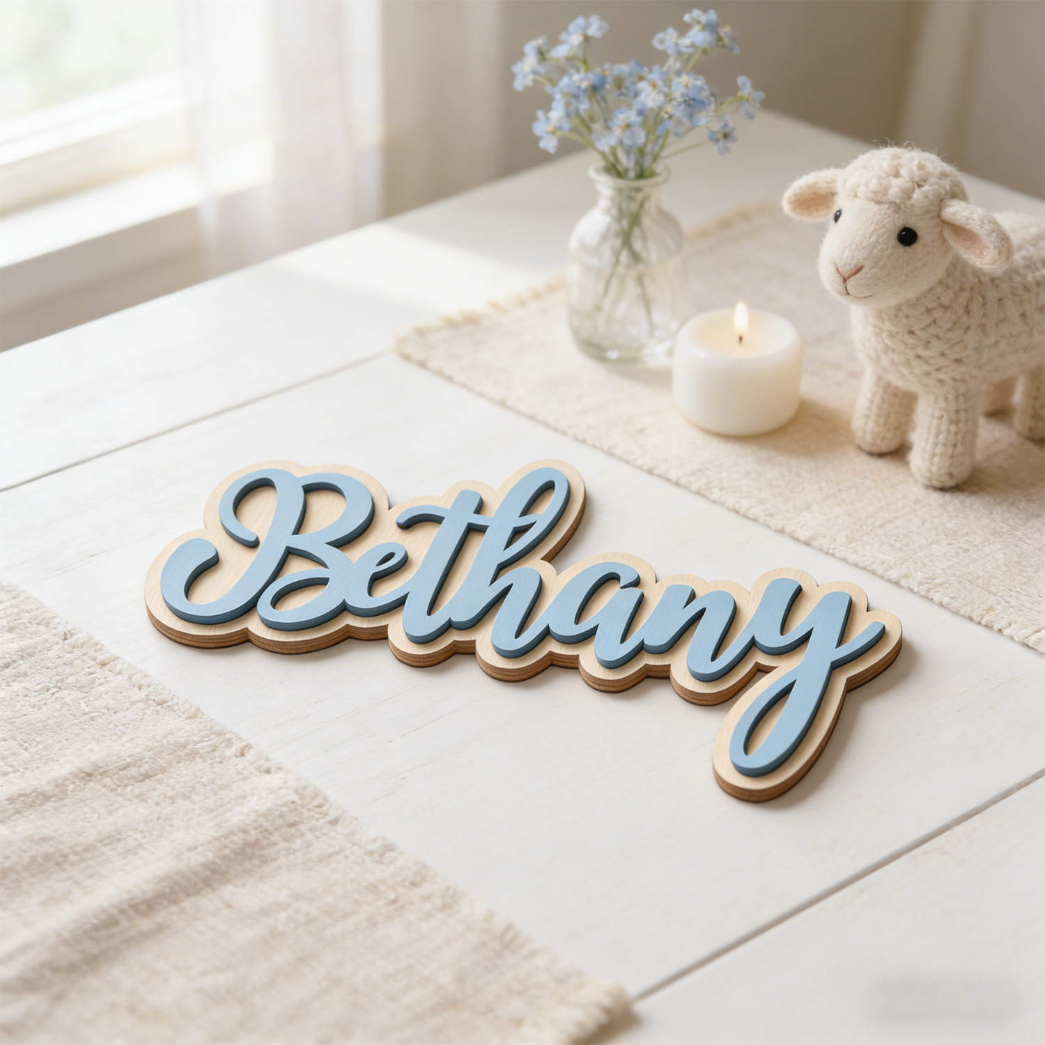 1 Personalized Double-layer Wo - Home Christmas Decor 评论和价格