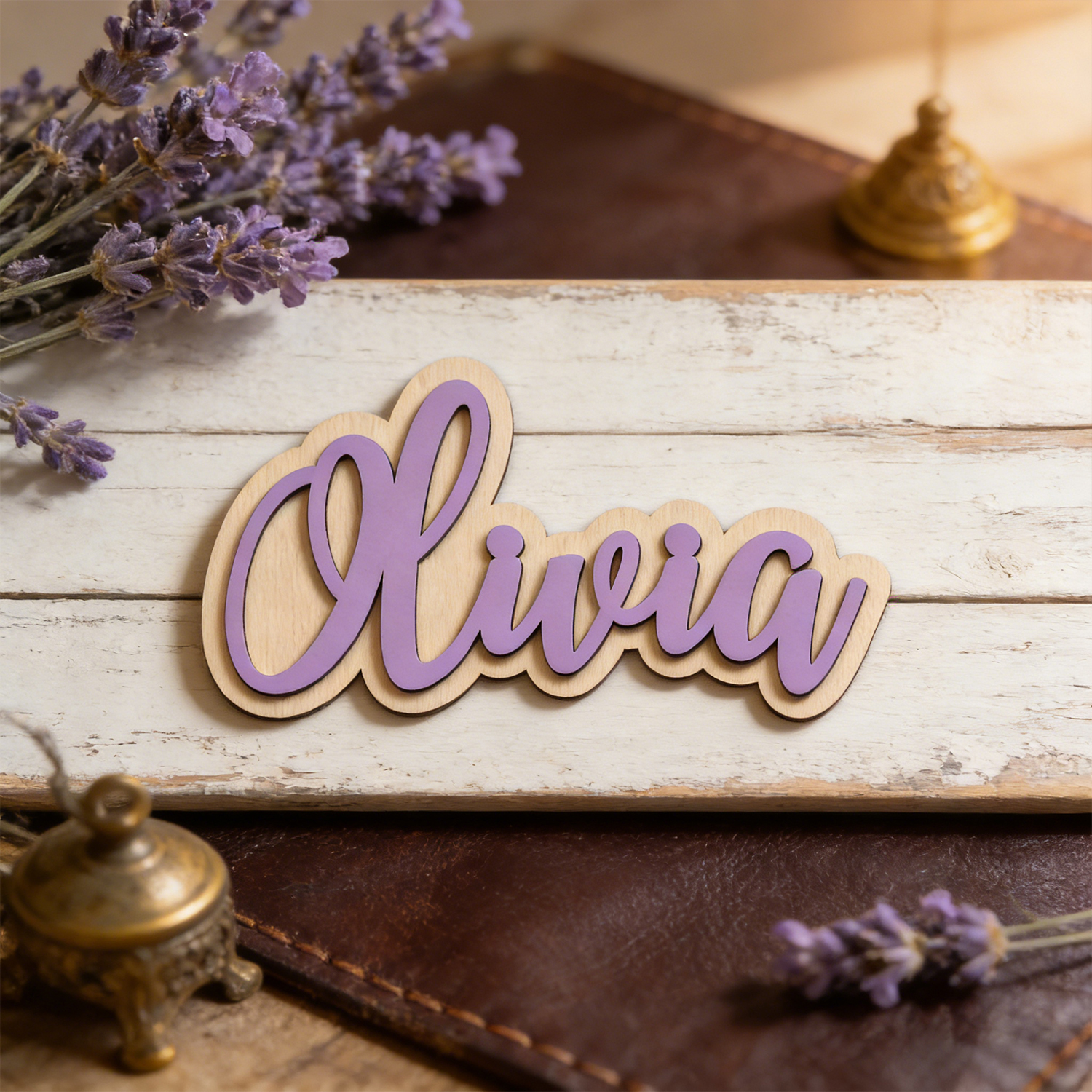 1 Personalized Double-layer Wo - Home Christmas Decor 评论和价格