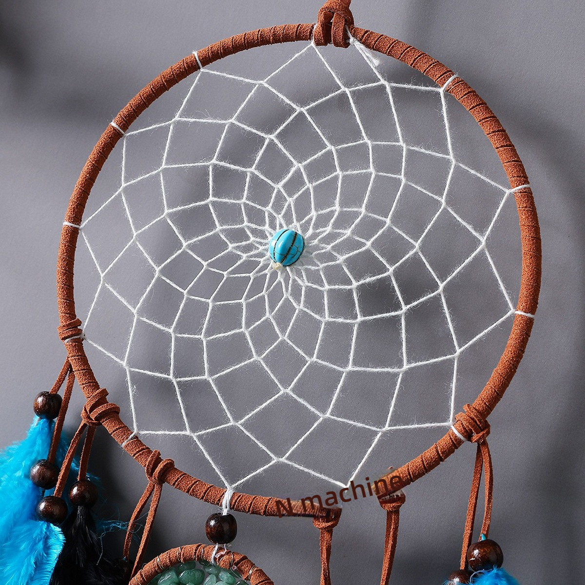 Handmade Feather Dream Catcher - Boho Wind Chimes 评论和价格