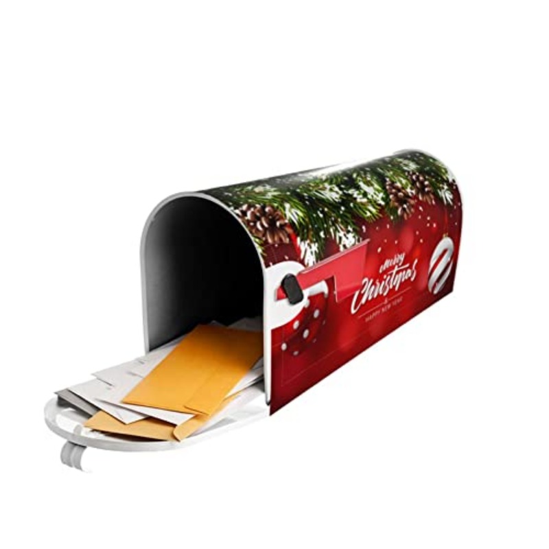 Christmas Mailbox Covers Ball  - Home Decor Garden 评论和价格