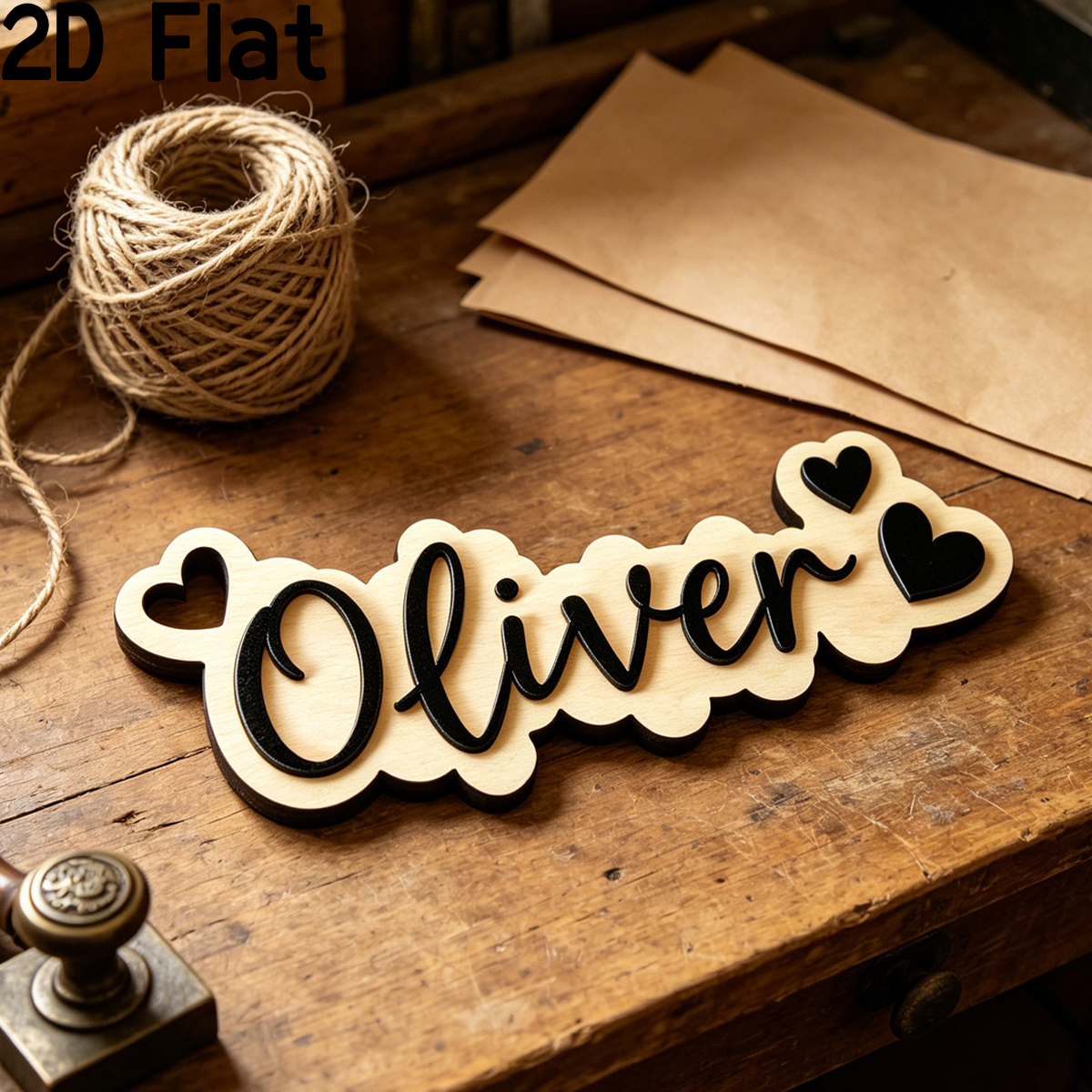 1Pc Custom Love Decor Wooden A - Home Decor Diy 评论和价格