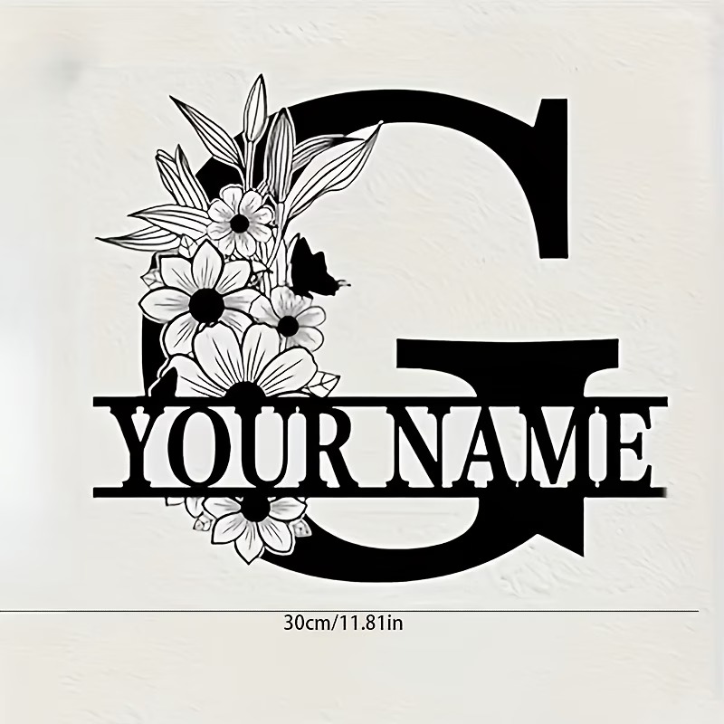 Custom Surname Metal Sign, Cou - Home Decor Garden 评论和价格