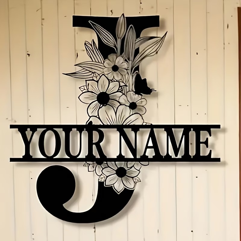 Custom Surname Metal Sign, Cou - Home Decor Garden 评论和价格