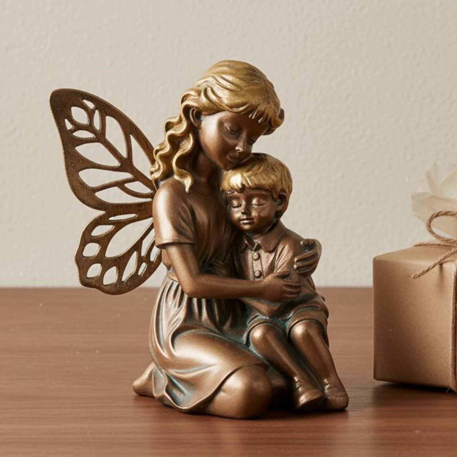 Copper Color Fairy Ornament Lu - Home Decor Garden Ideas 评论和价格
