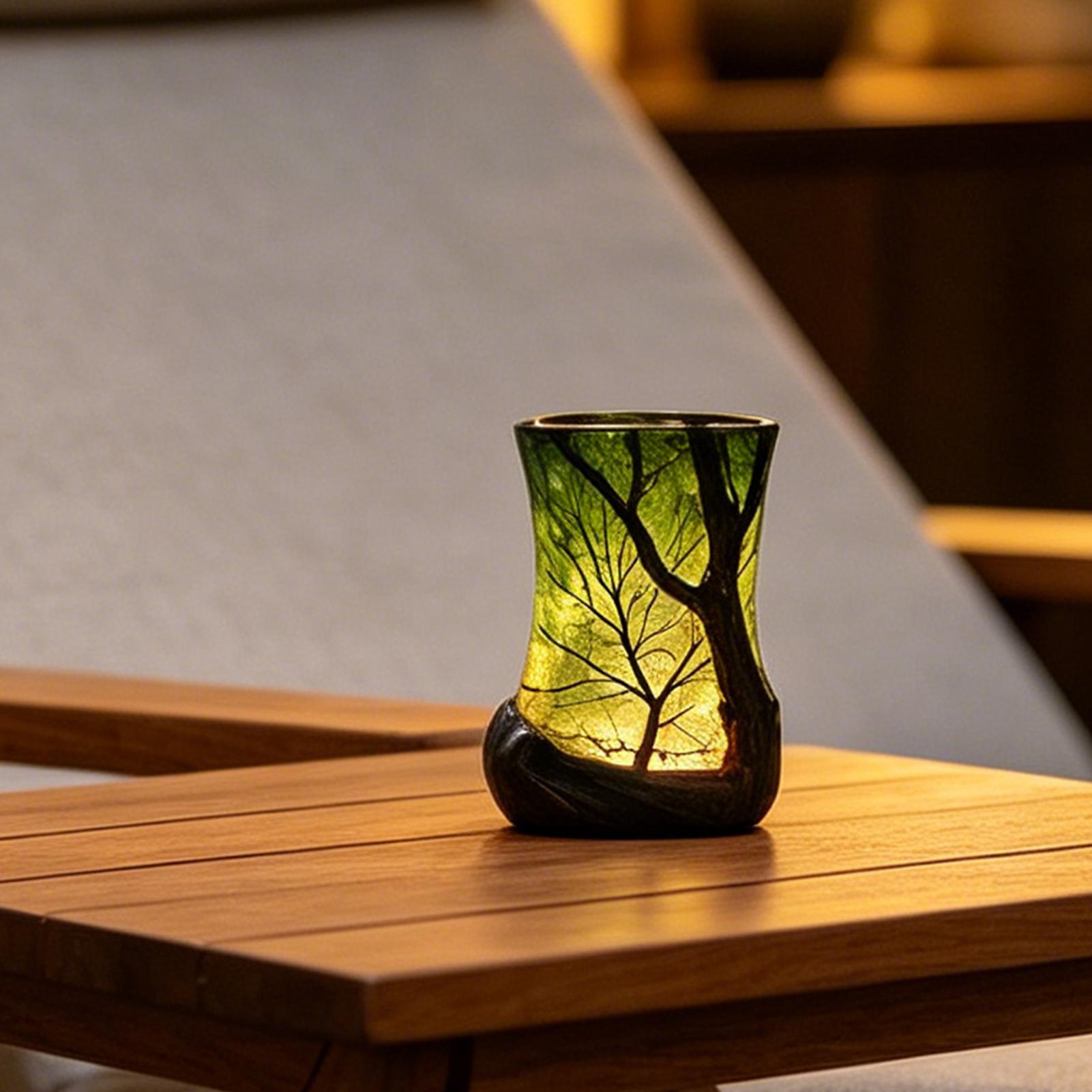 Bedside Table Lamp Forest Nigh - Home Decor Light 评论和价格