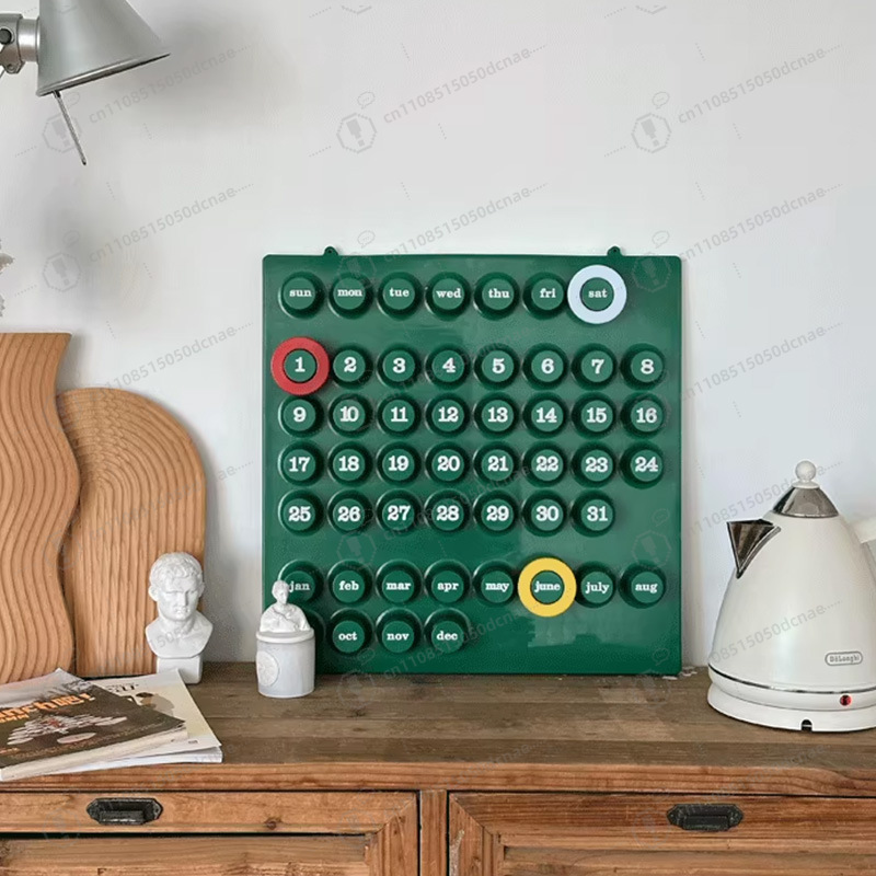 INS Style Retro Flip Calendar  - Vintage Alarm Clock 评论和价格