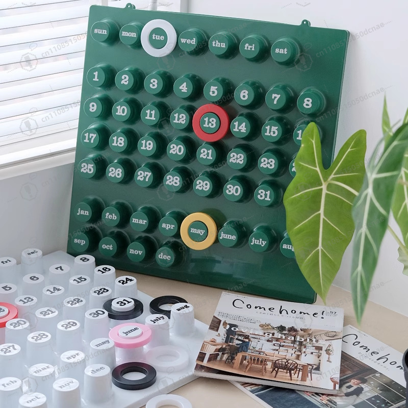 INS Style Retro Flip Calendar  - Vintage Alarm Clock 评论和价格