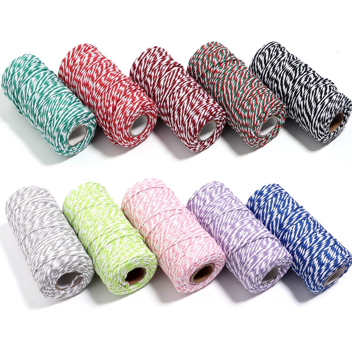 100M/Roll 2mm Bakers Twine Str - Home Decor Xmas 评论和价格
