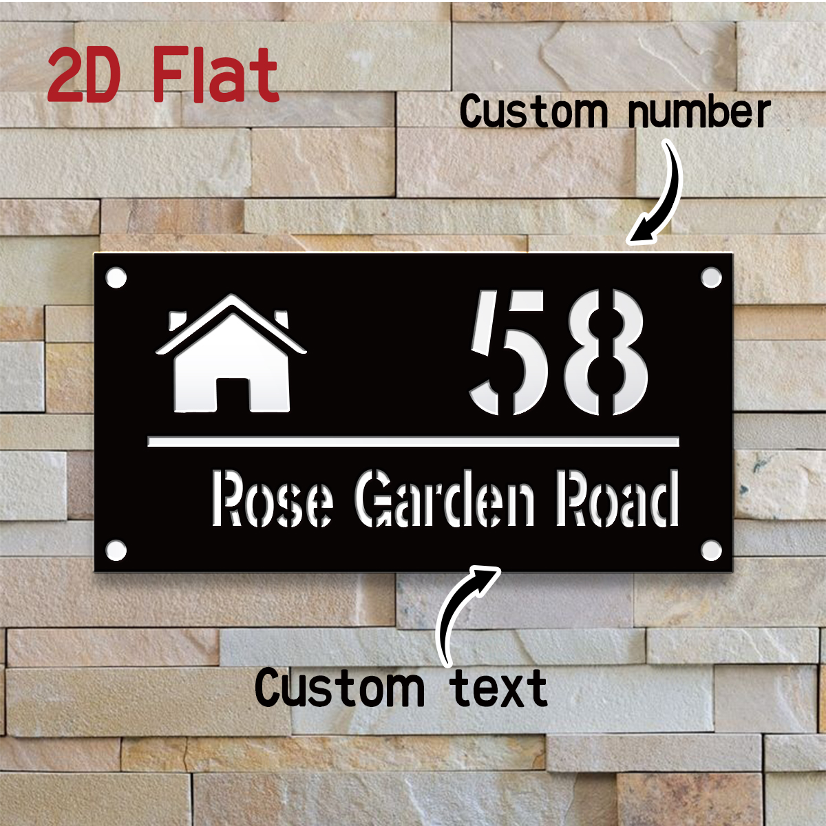 1pc Custom Number&Text Cute Ho - Home Christmas Decor 评论和价格