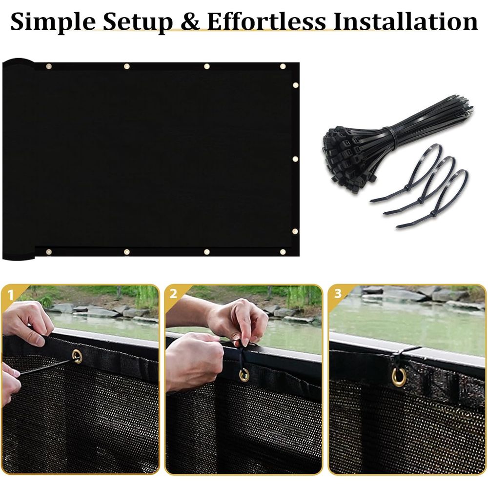 4' X 50' ence Privacy Sn Heavy - Home Decor Garden 评论和价格