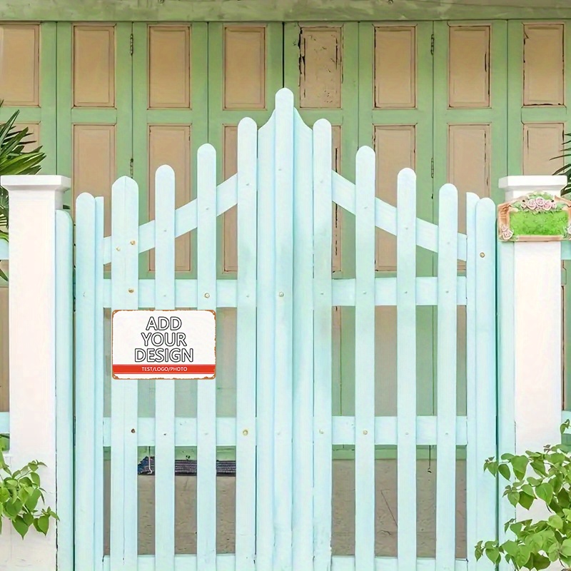 5.2D Flat Custom Metal Tin Sig - Home Decor Garden 评论和价格