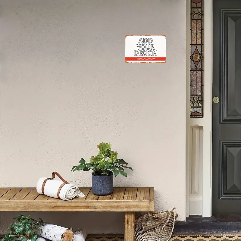 5.2D Flat Custom Metal Tin Sig - Home Decor Garden 评论和价格
