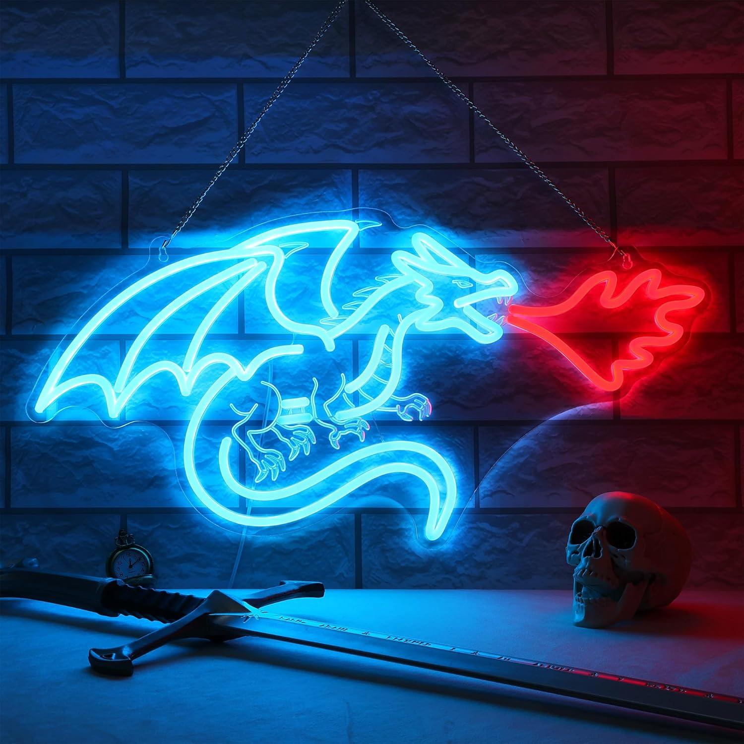 Dragon Neon Sign LED Dimmable  - Home Decor Light 评论和价格