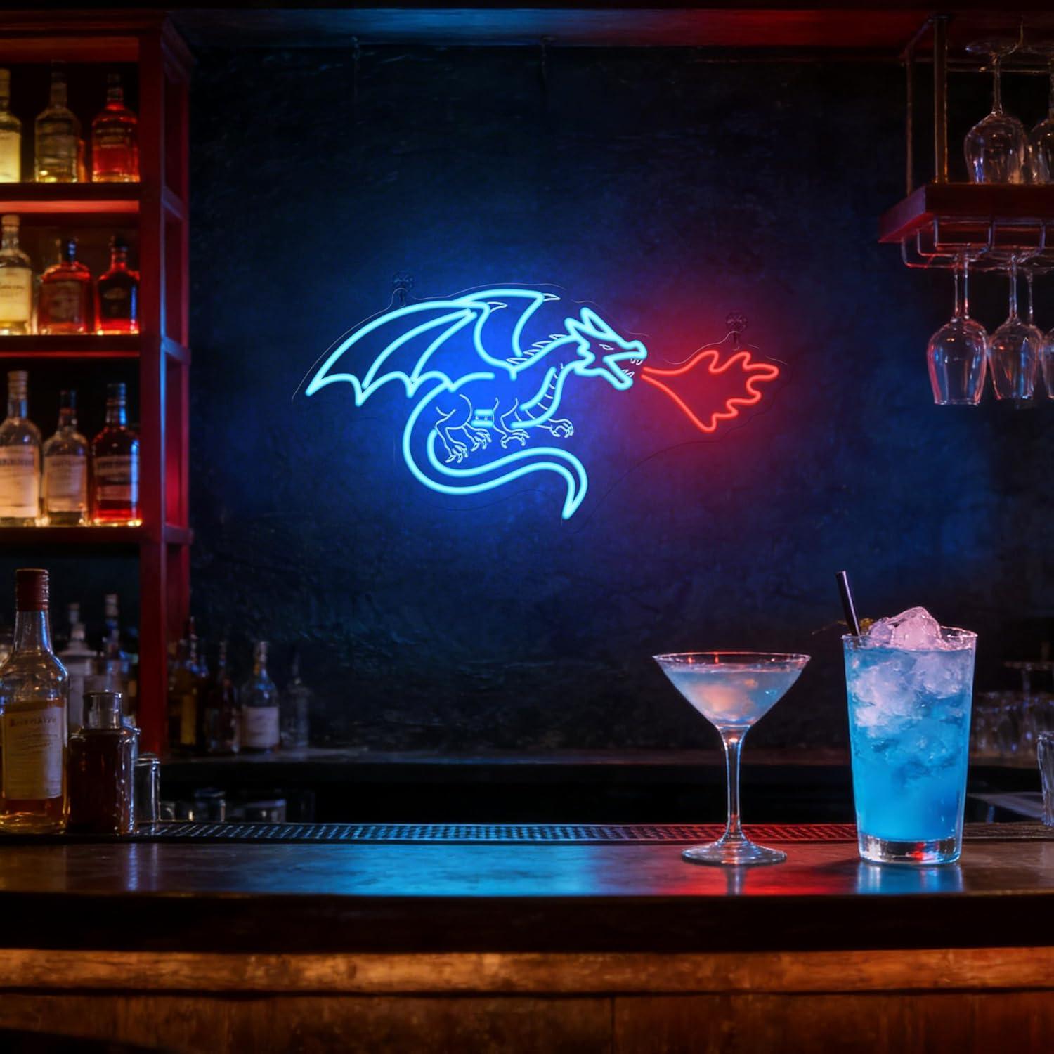 Dragon Neon Sign LED Dimmable  - Home Decor Light 评论和价格