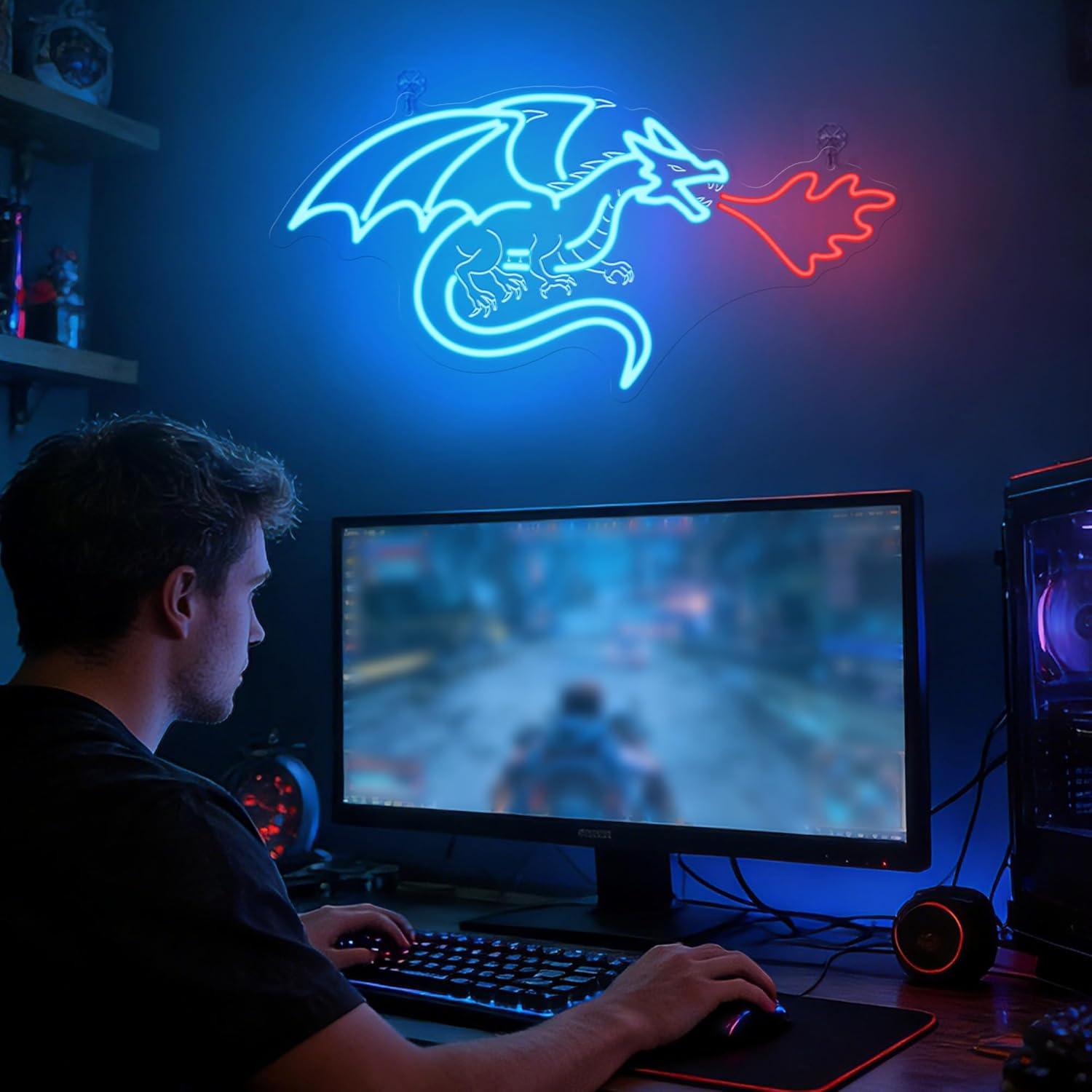 Dragon Neon Sign LED Dimmable  - Home Decor Light 评论和价格
