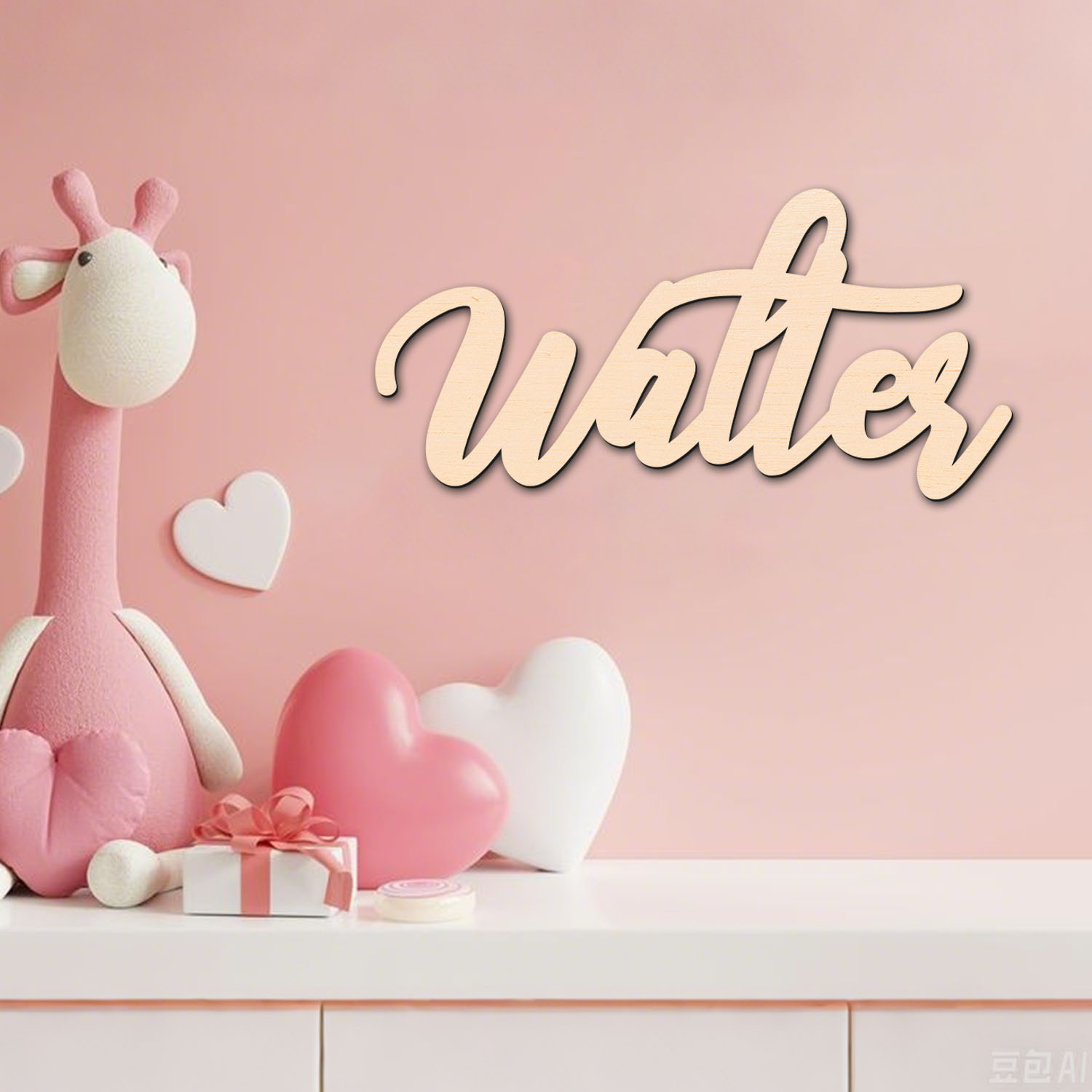 1pc Personalized Wooden Name S - Home Decor Xmas 评论和价格