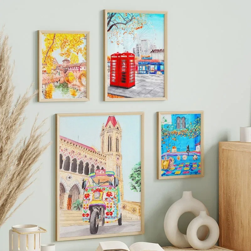 Colorful London Karachi Citysc - Home Decor Karachi 评论和价格