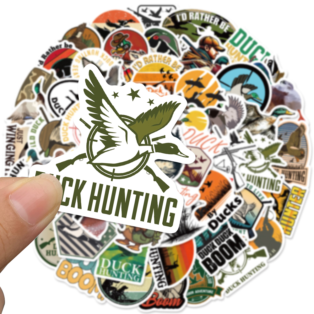 56pcs Duck Hunting Sticker For - Home Decor Wall Panels 评论和价格