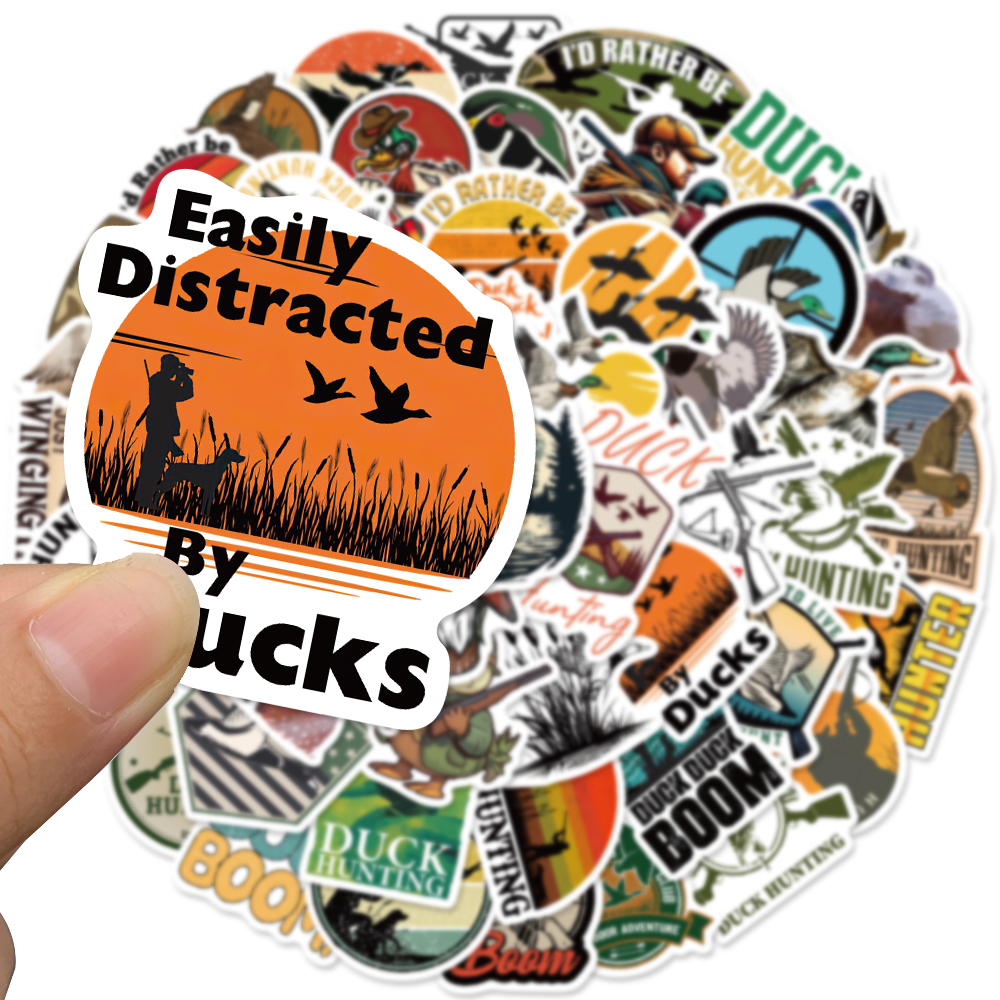 56pcs Duck Hunting Sticker For - Home Decor Wall Panels 评论和价格