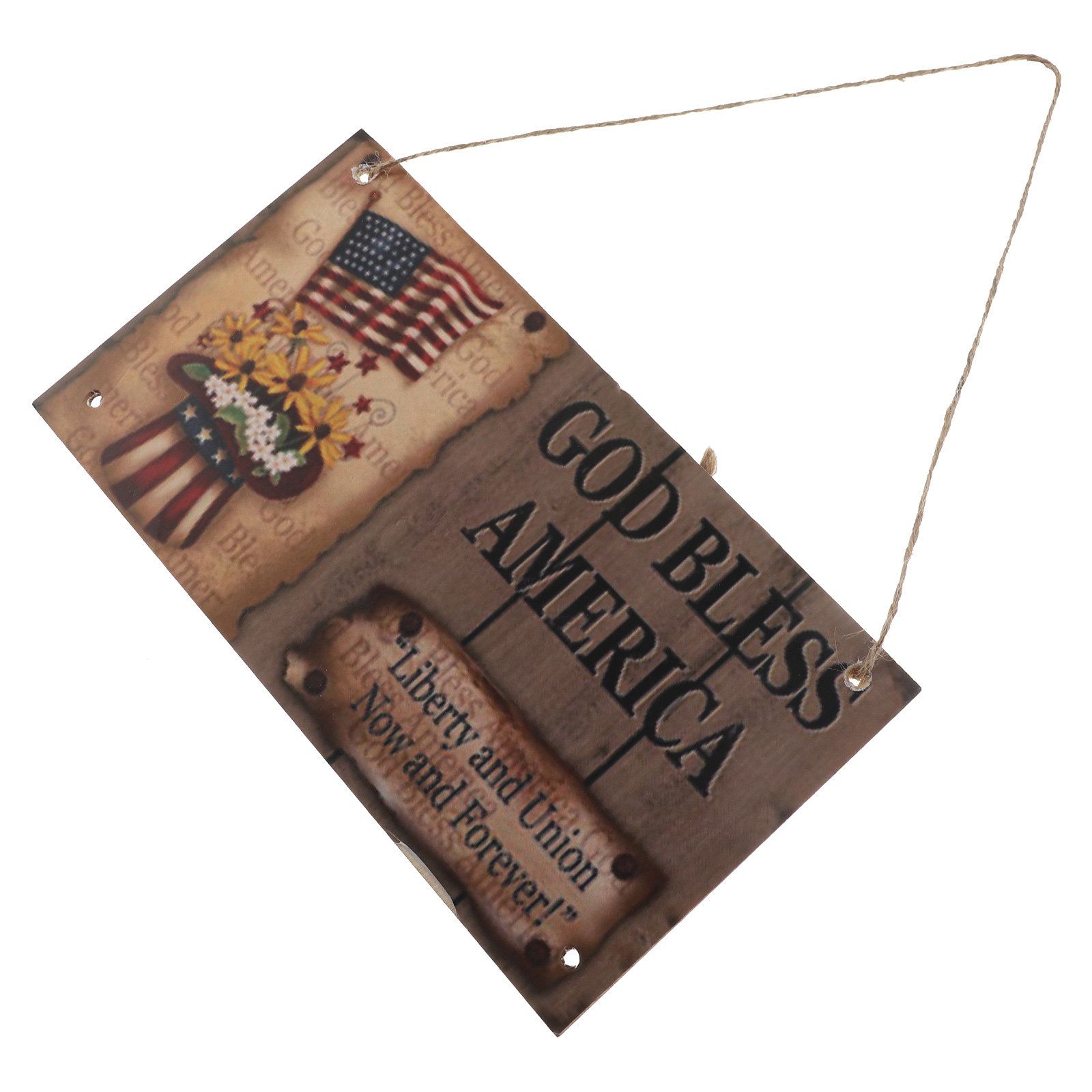 Wooden Decoration Hanging Plaq - Home Decor Garden 评论和价格