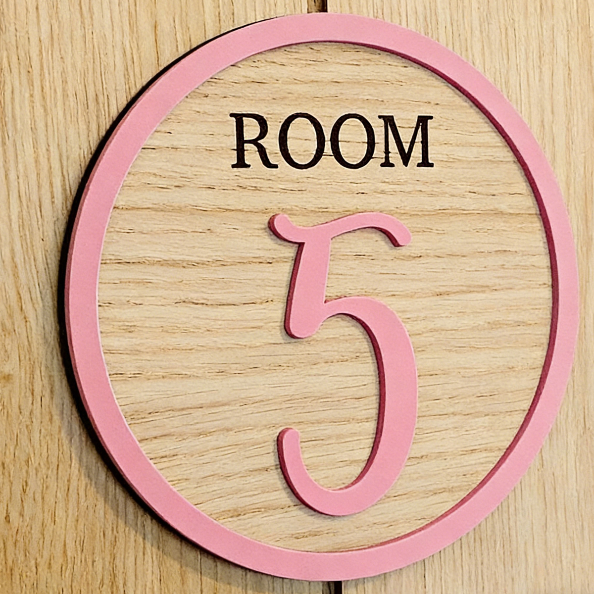 1Pc Cutom Pink Room Number Woo - Home Decor Diy 评论和价格