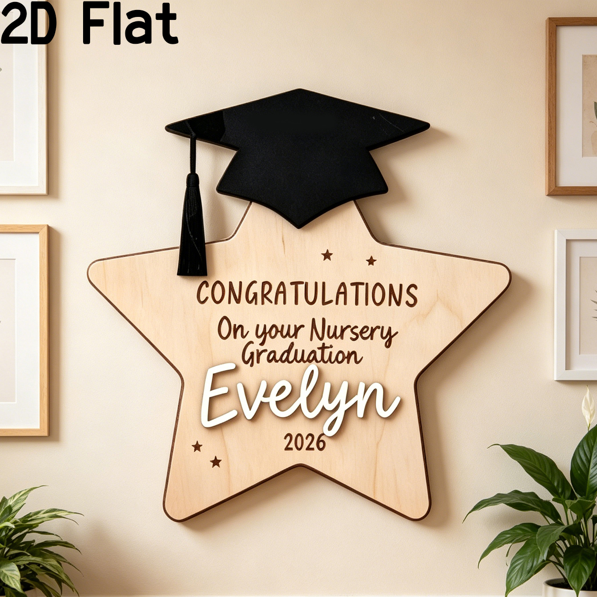 Custom Star Wooden Name Sign,P - Home Decor Diy 评论和价格