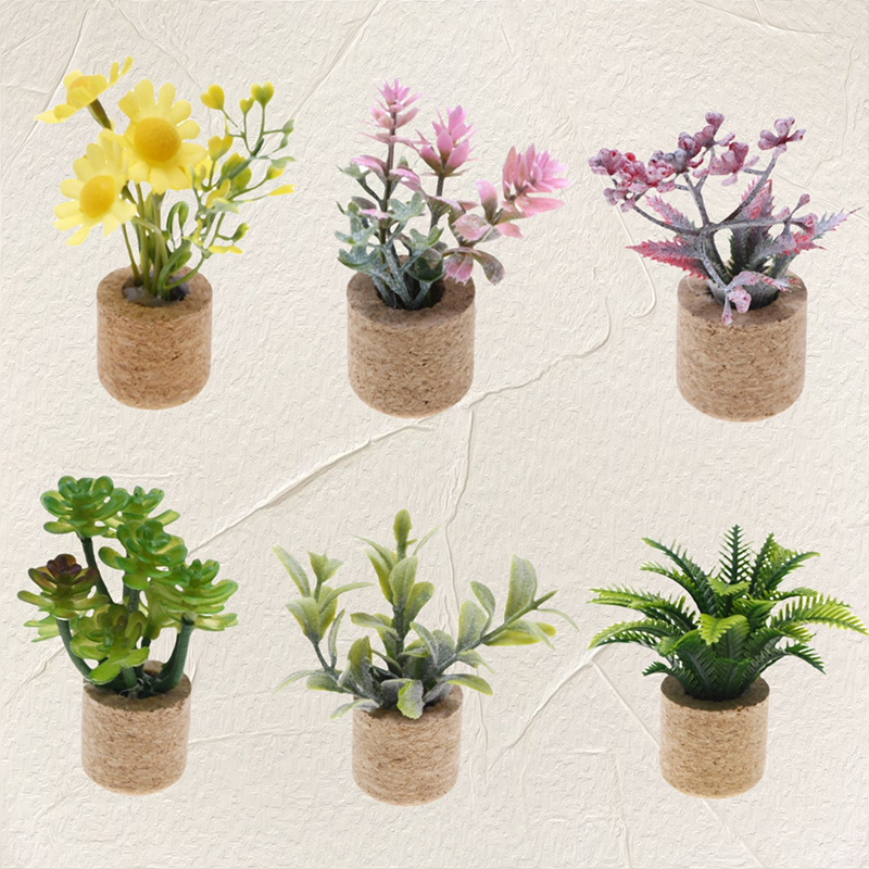 🛒1:12 Dollhouse Simulation Flo - Home Decor Garden 评论和价格