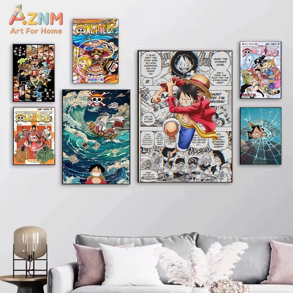 AZNM One Piece Luffy Gear 5 Ni - Home Decor Wall Panels 评论和价格