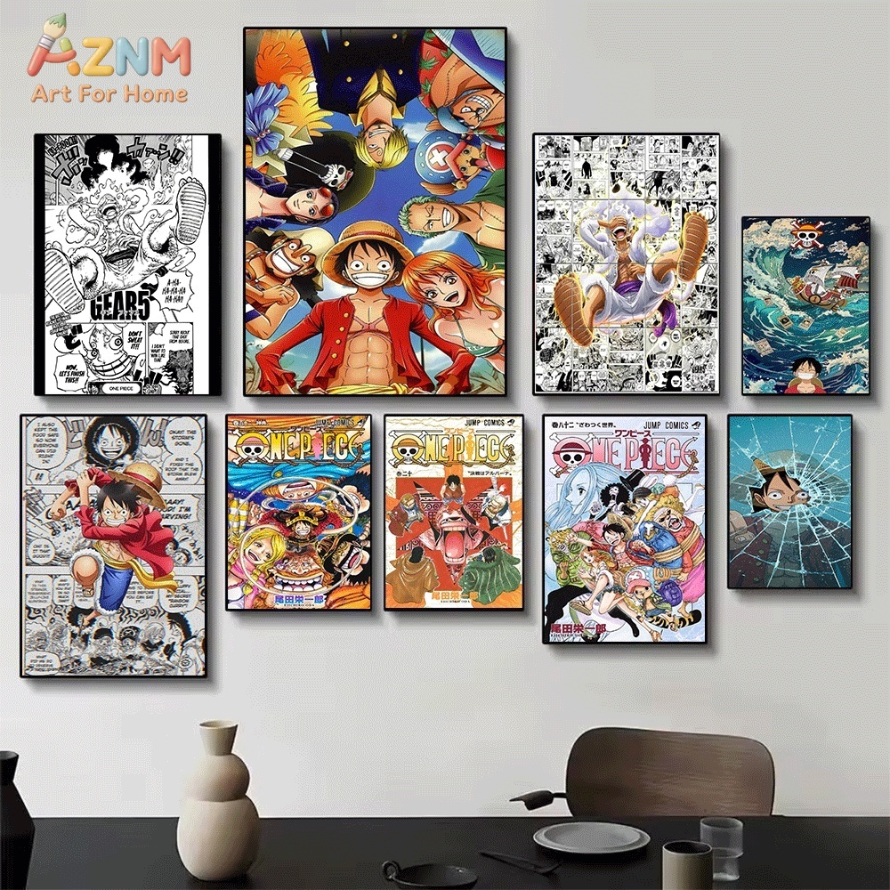 AZNM One Piece Luffy Gear 5 Ni - Home Decor Wall Panels 评论和价格