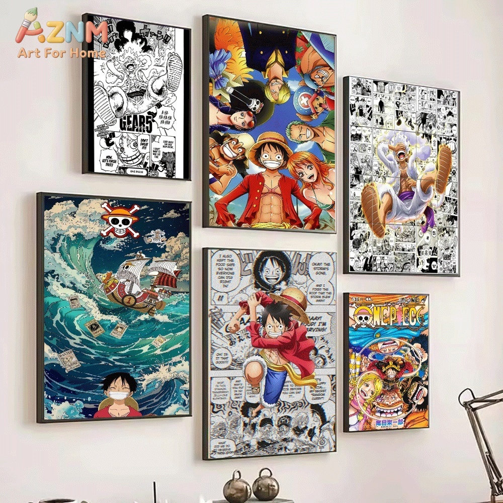 AZNM One Piece Luffy Gear 5 Ni - Home Decor Wall Panels 评论和价格