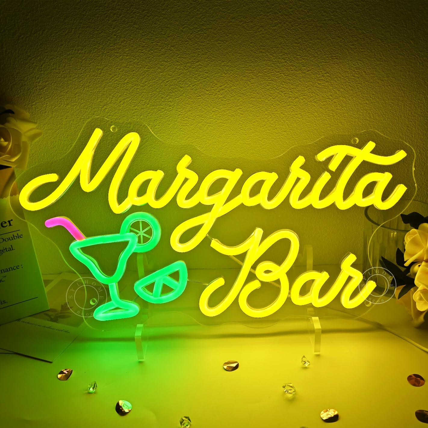 Margarita Bar Neon Sign Dimmab - Home Decor Light 评论和价格
