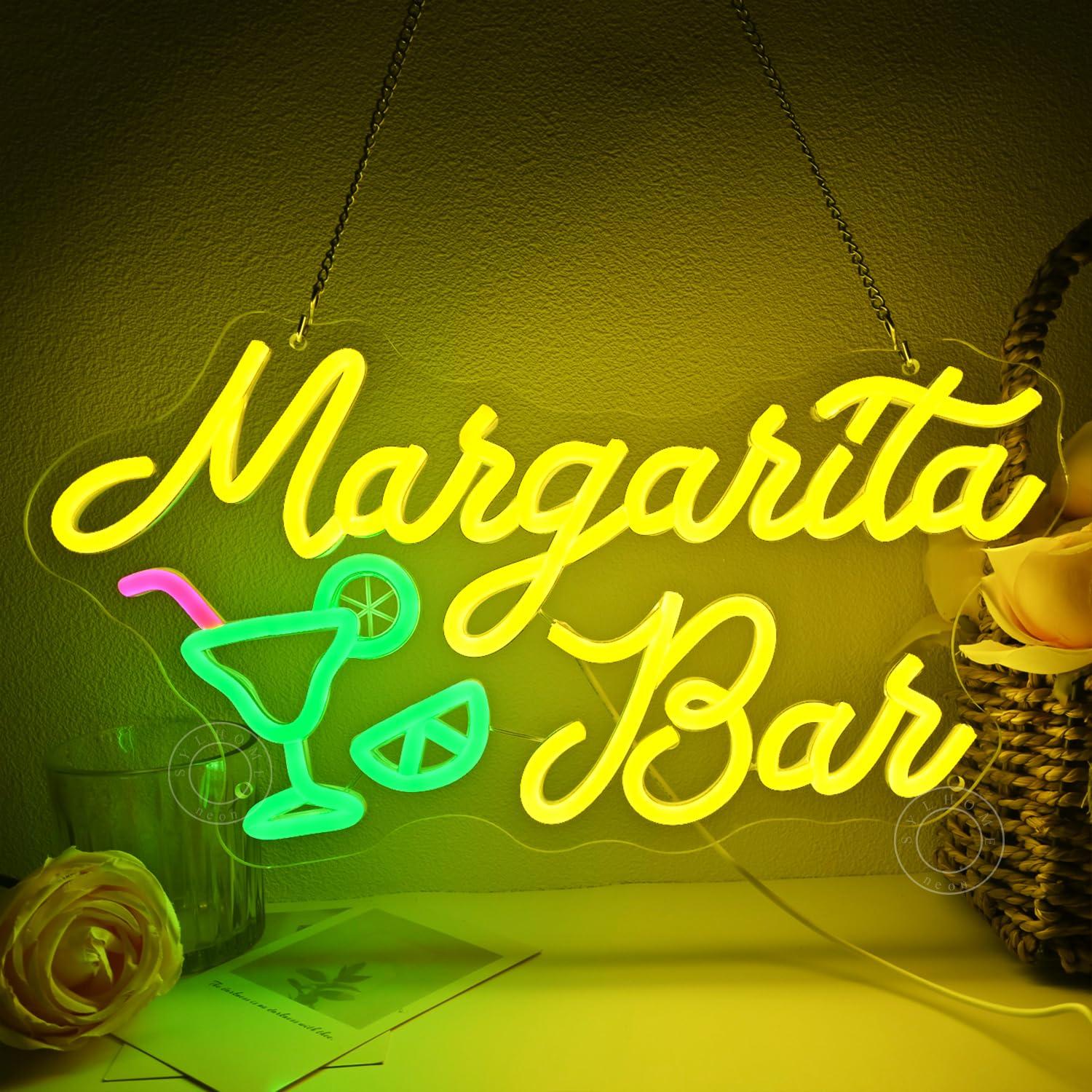 Margarita Bar Neon Sign Dimmab - Home Decor Light 评论和价格