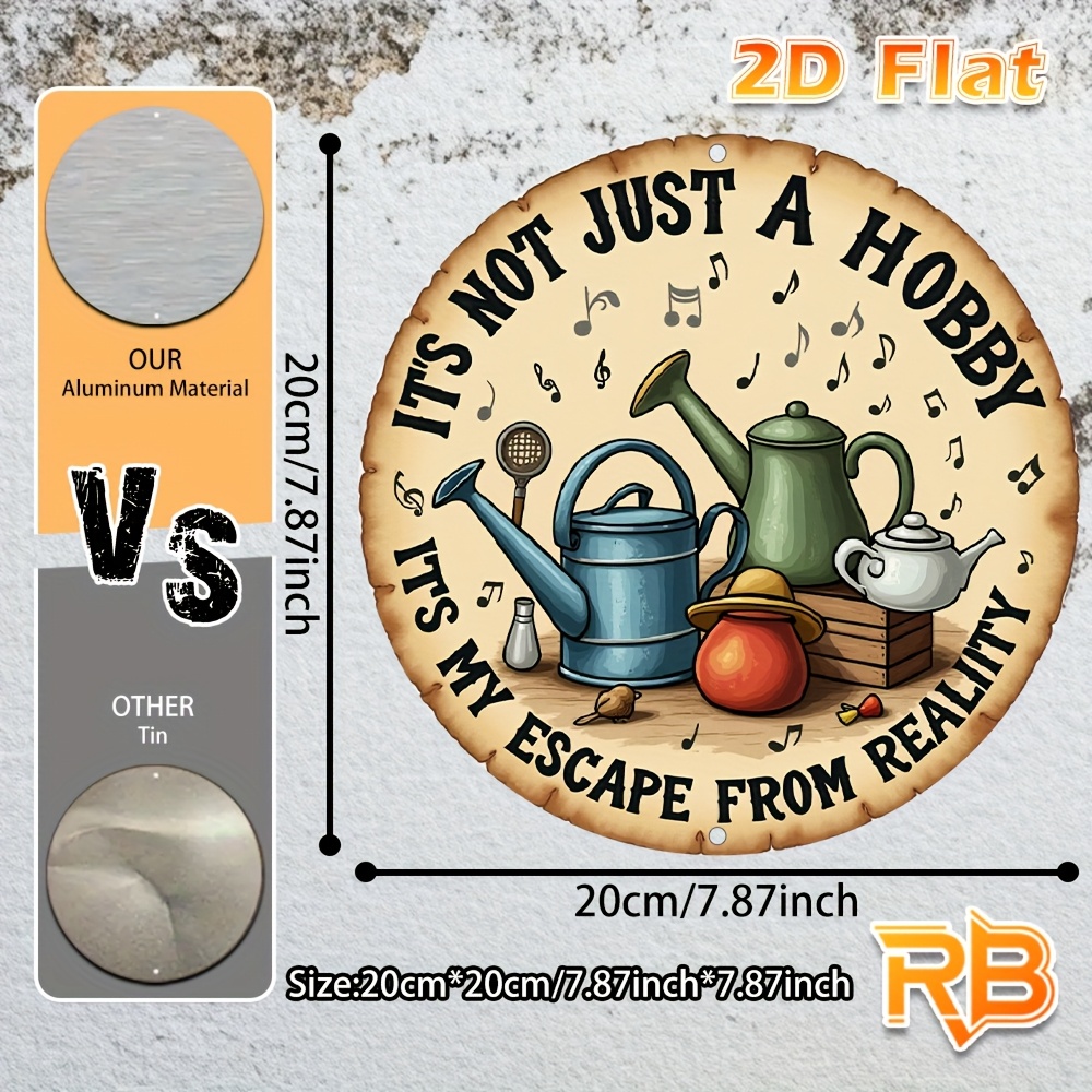 2D Flat,a Vintage-Style Metal  - Home Decor Garden Ideas 评论和价格