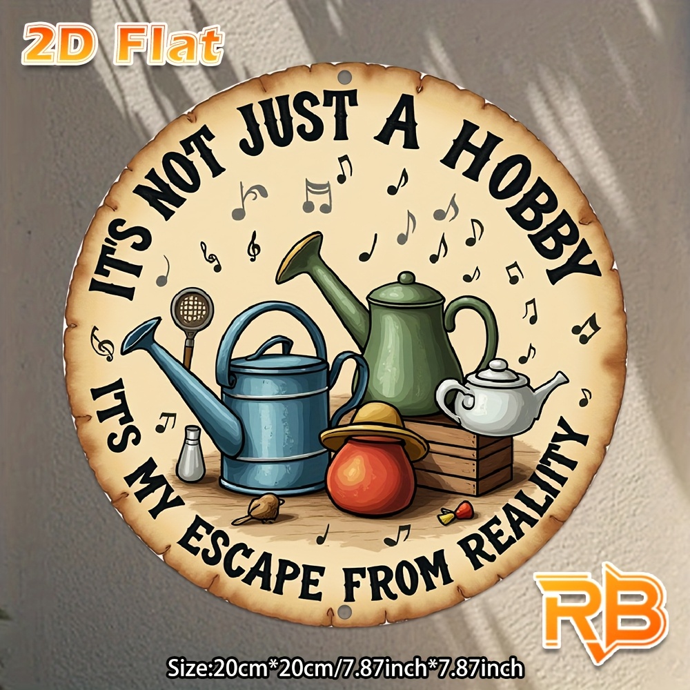 2D Flat,a Vintage-Style Metal  - Home Decor Garden Ideas 评论和价格
