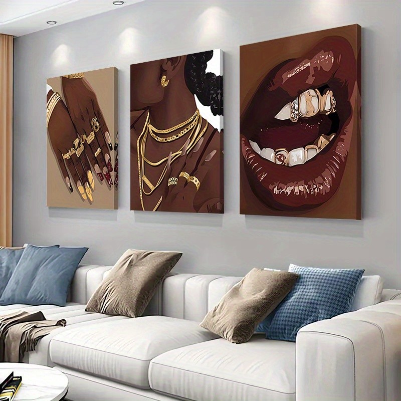 3pcs Framed Abstract Canvas Ar - Abstract Oil Painting 评论和价格