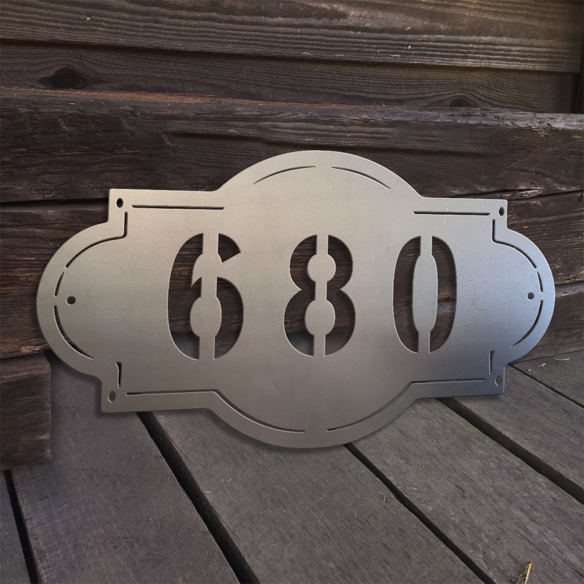 1pc Custom Number Metal Wall D - Home Decor Garden 评论和价格