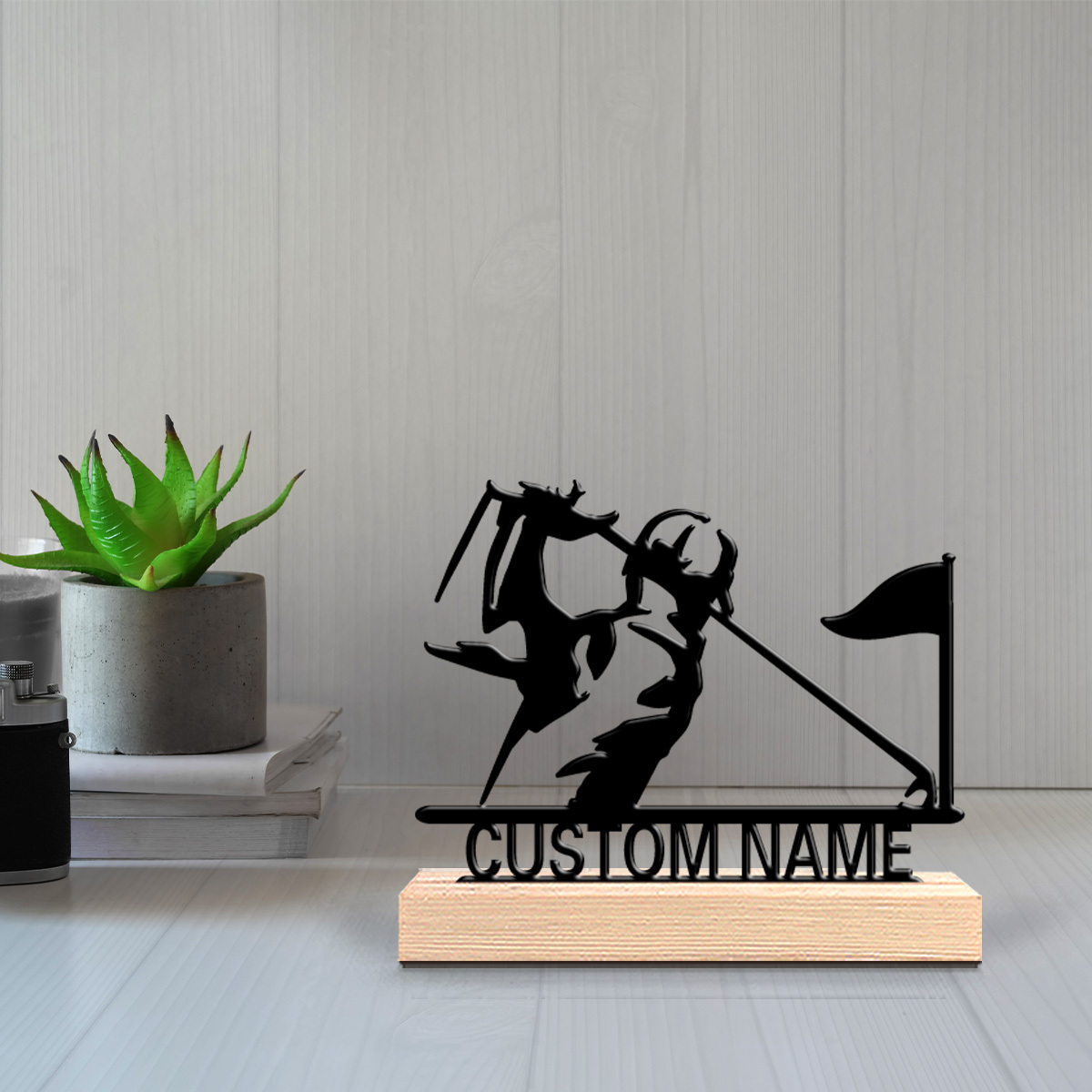 Custom Engraved Golfer Metal S - Home Decor Unique 评论和价格