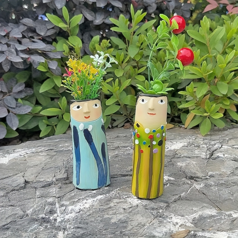 Handmade resin vase bohemian s - Home Decor Vase With Flowers 评论和价格