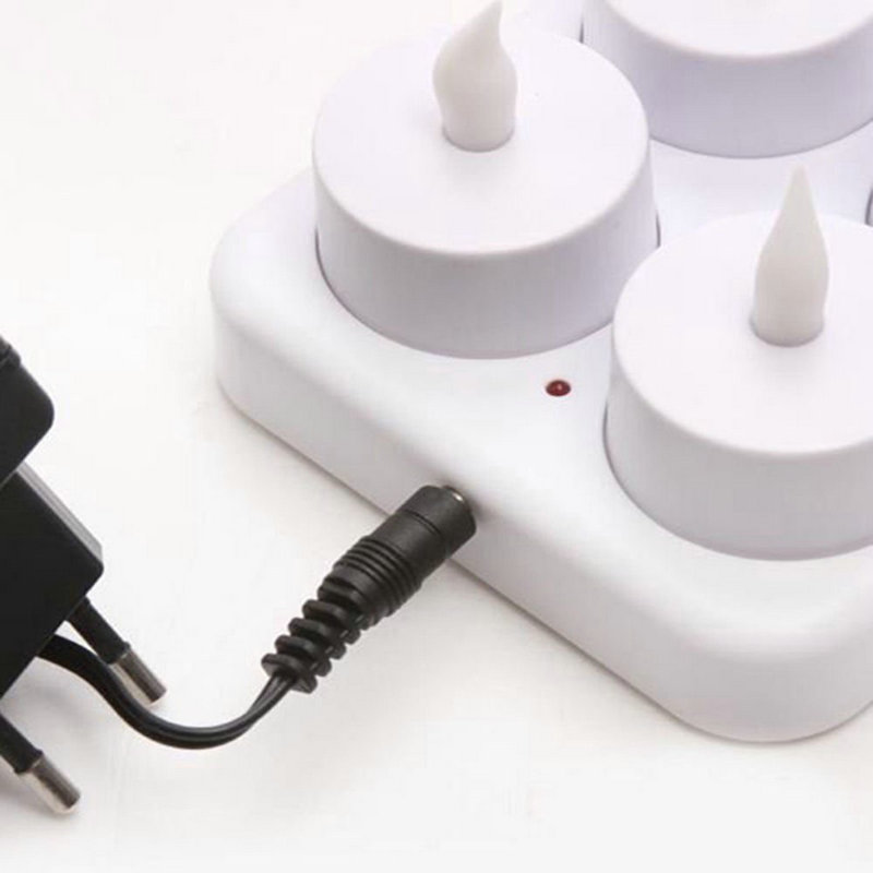 Set of 12 Rechargeable led can - Home Decor Xmas 评论和价格